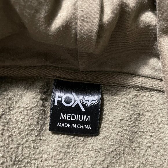 Fox Zip-up Hoodie - Hunter Green M - Picture 4 of 9